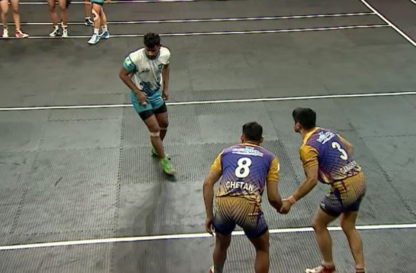 10 Raid points! Karambir Thakur continues his sublime form