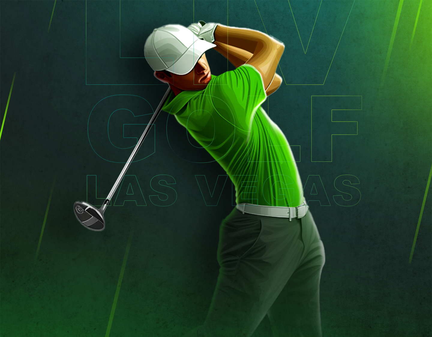 Las vegas: day 3 of liv golf las vegas banner