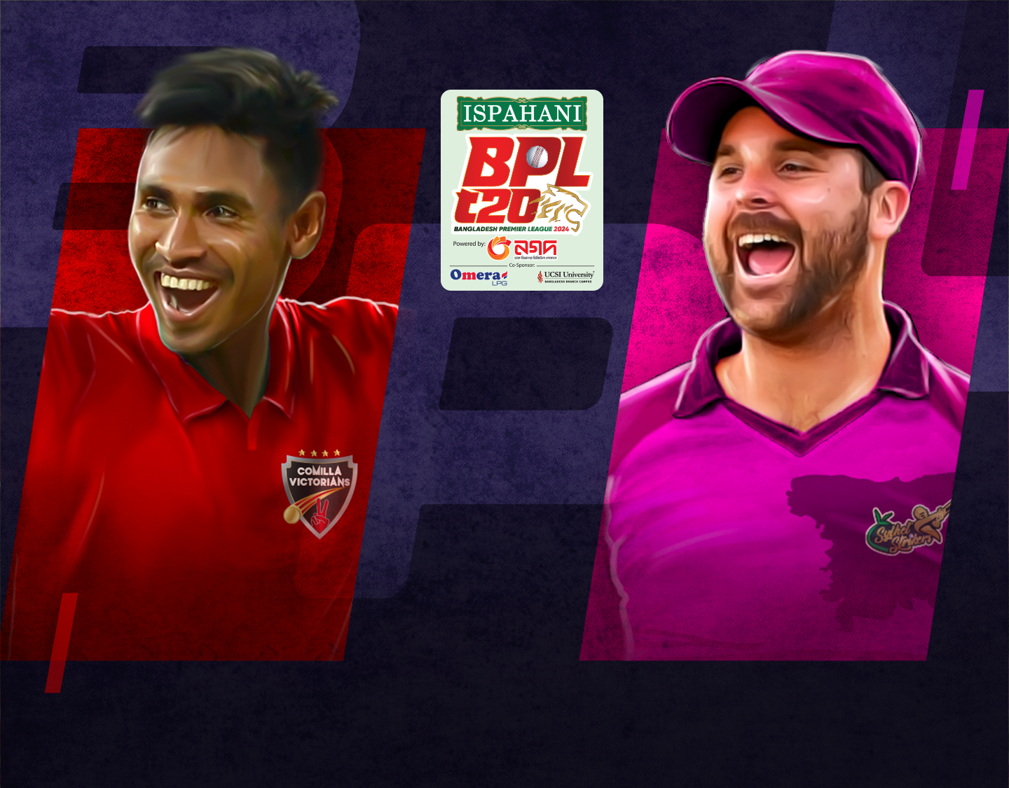Match 37 of bangladesh premier league, 2024: comilla victorians vs sylhet strikers banner