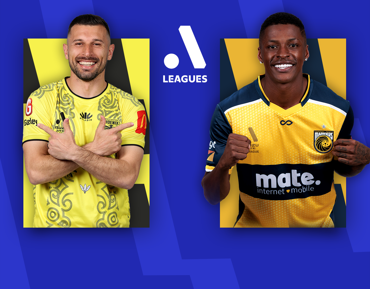 Match #43 of a league men 2023-24 banner