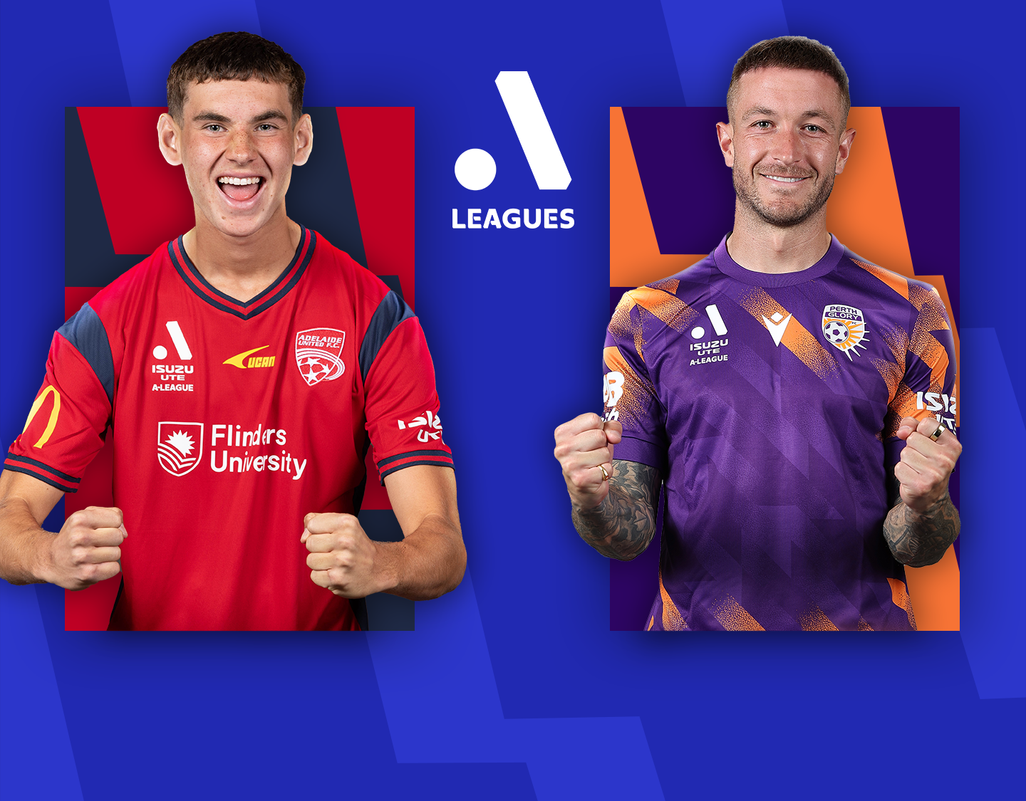 Match #44 of a league men 2023-24 banner