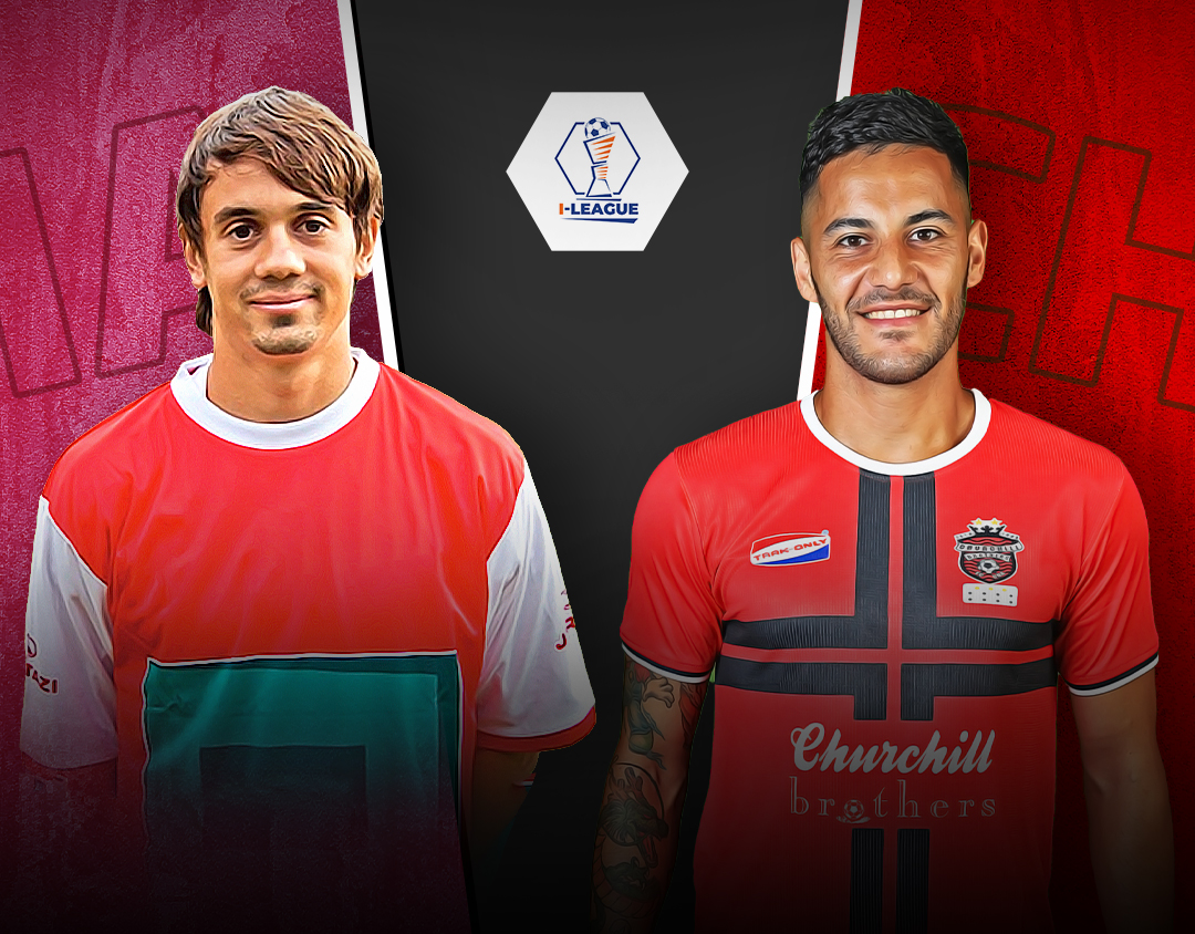 Match #87 of i league 2023-24 banner