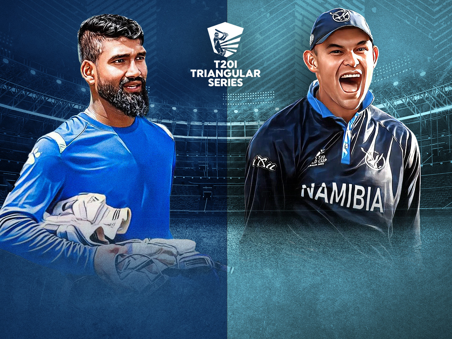 Match 4 of nepal t20i triangular series: nepal vs namibia banner