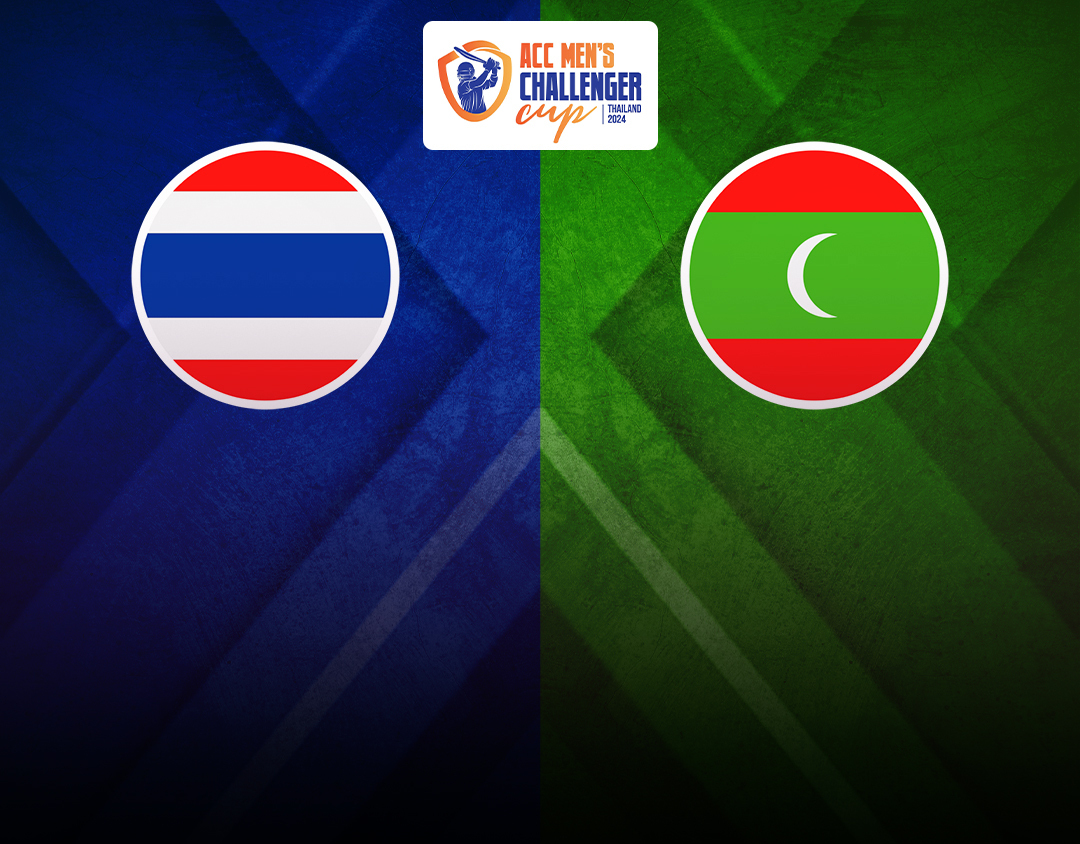 Match 15 of acc men's t20i challenger cup, 2024: thailand vs maldives banner