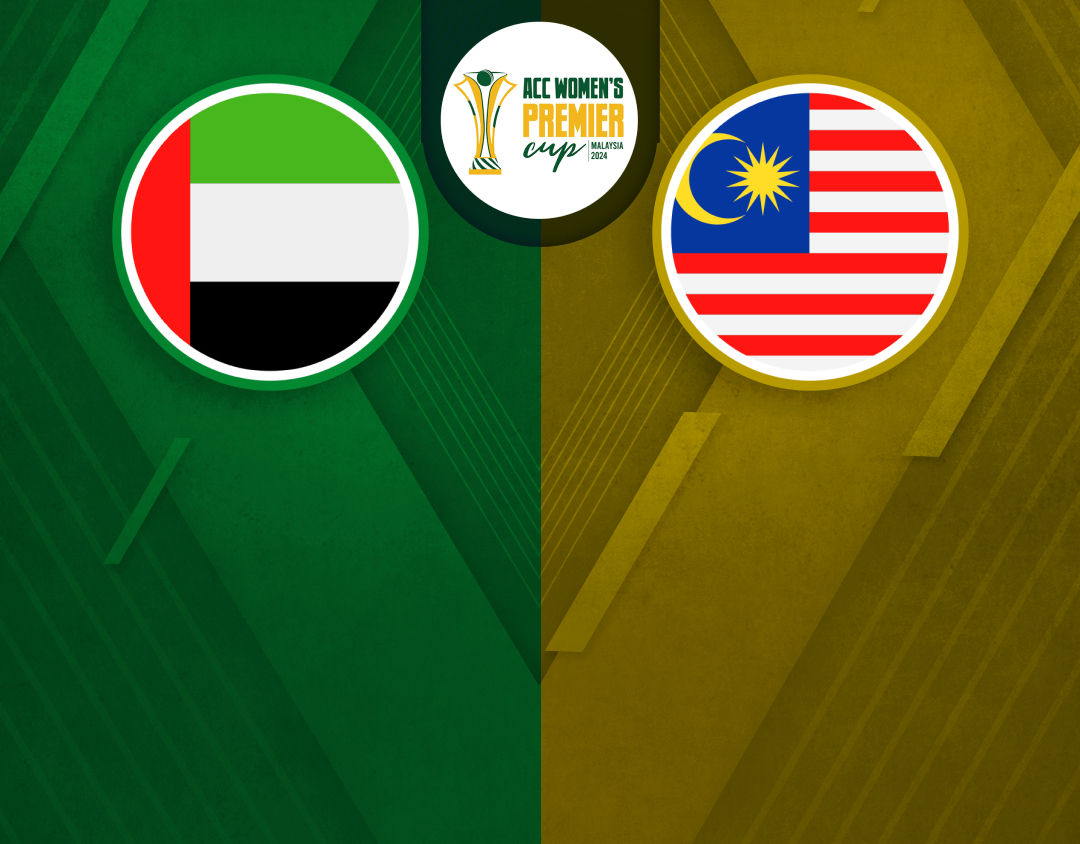 Final of acc women's t20 premier cup, 2024: united arab emirates women vs malaysia women banner