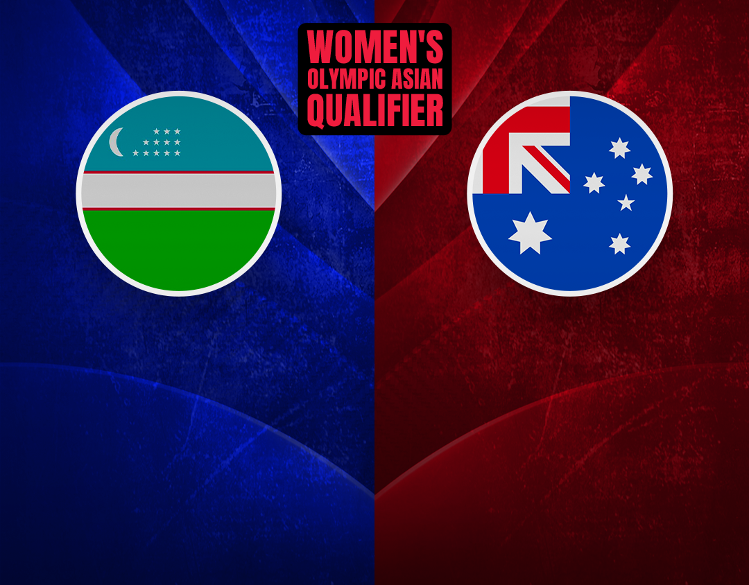 Match #1 of afc women's olympic qualifying tournament banner