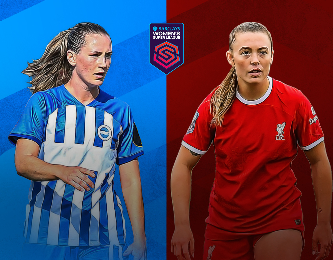 Match #36 of barclays fa women's super league 2023-24 banner