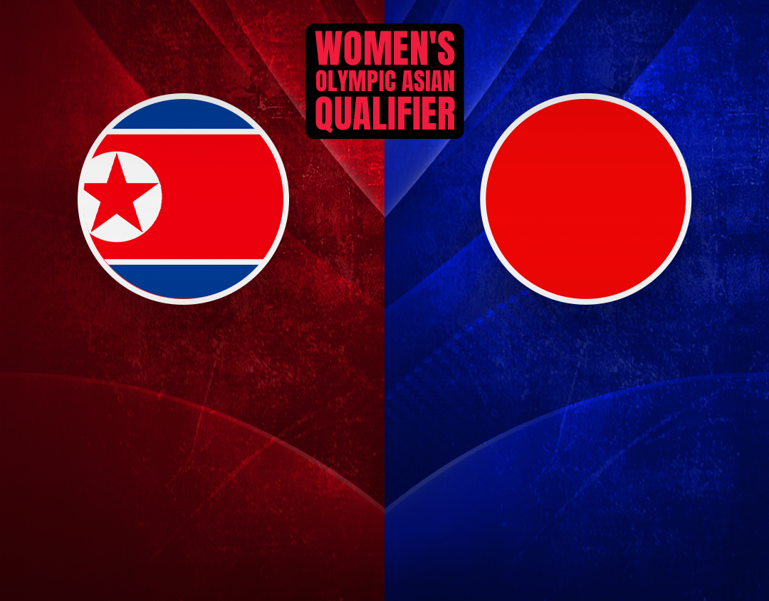 Match #4 of afc women's olympic qualifying tournament banner