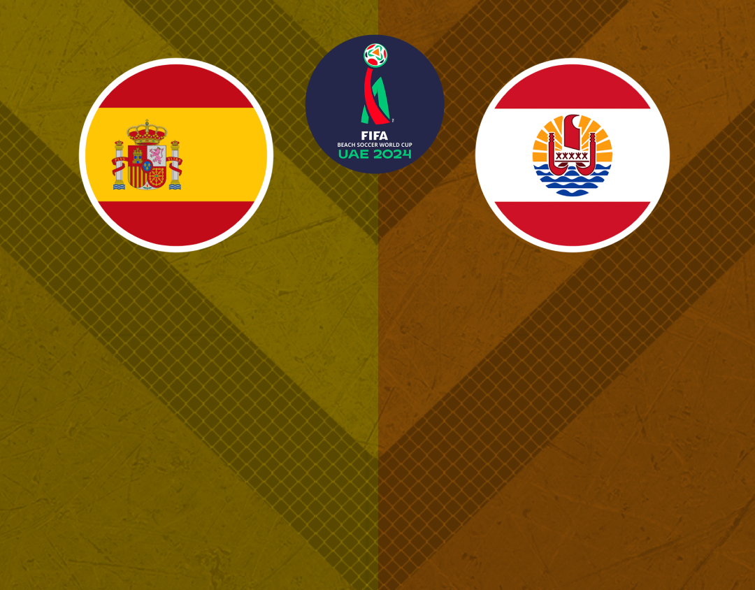 Match #10 of fifa beach soccer world cup, 2024 banner