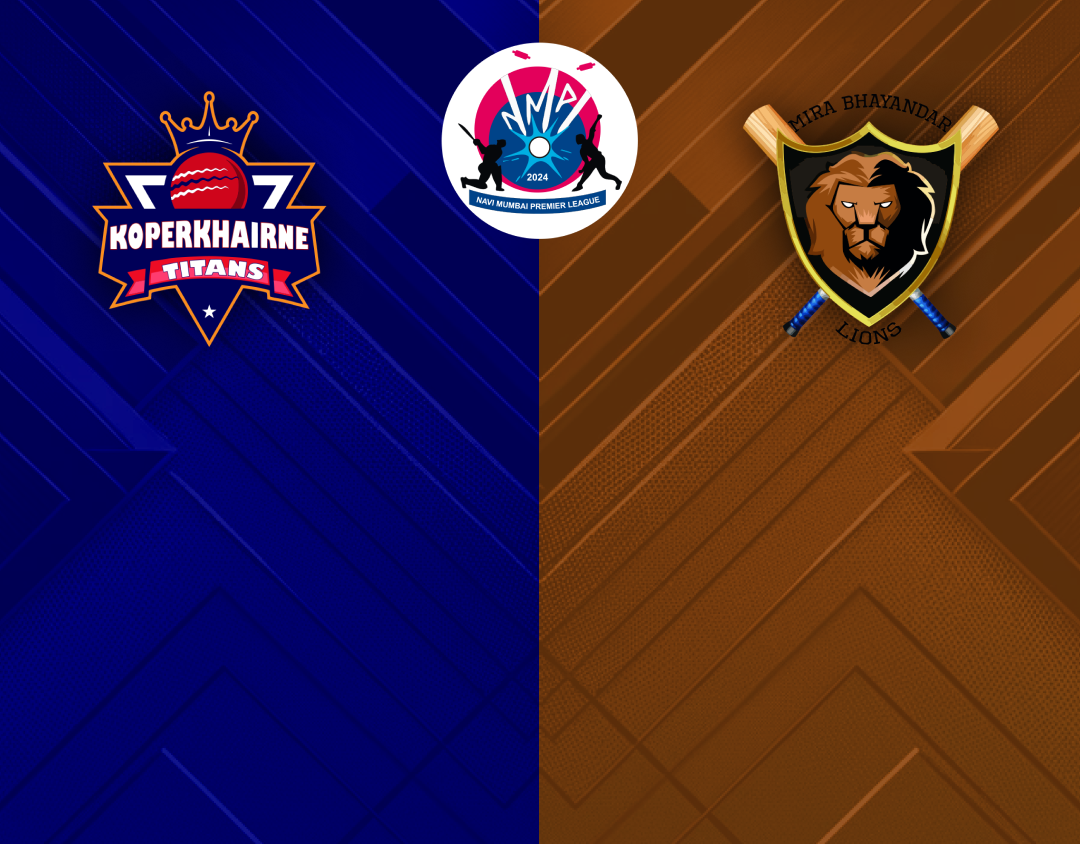 Match 1 of navi mumbai premier league: mira bhayandar lions vs koparkhairne titans banner