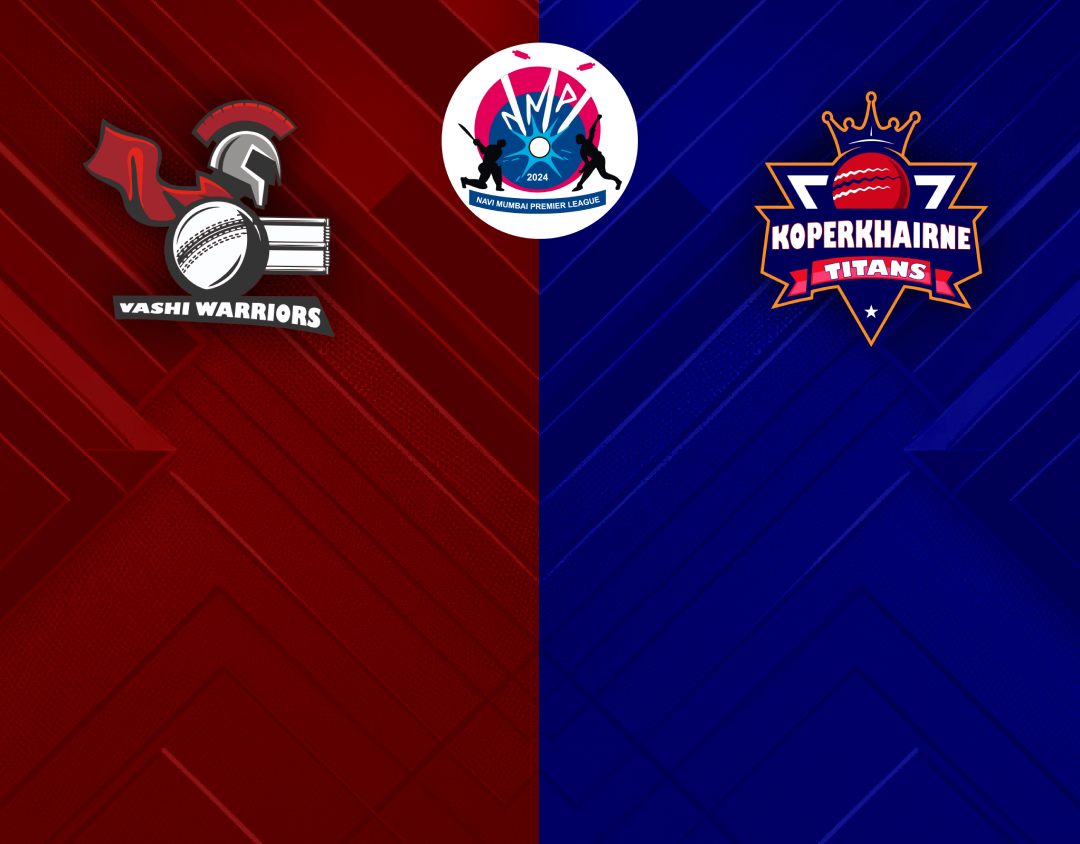Match 11 of navi mumbai premier league: koparkhairne titans vs vashi warriors banner
