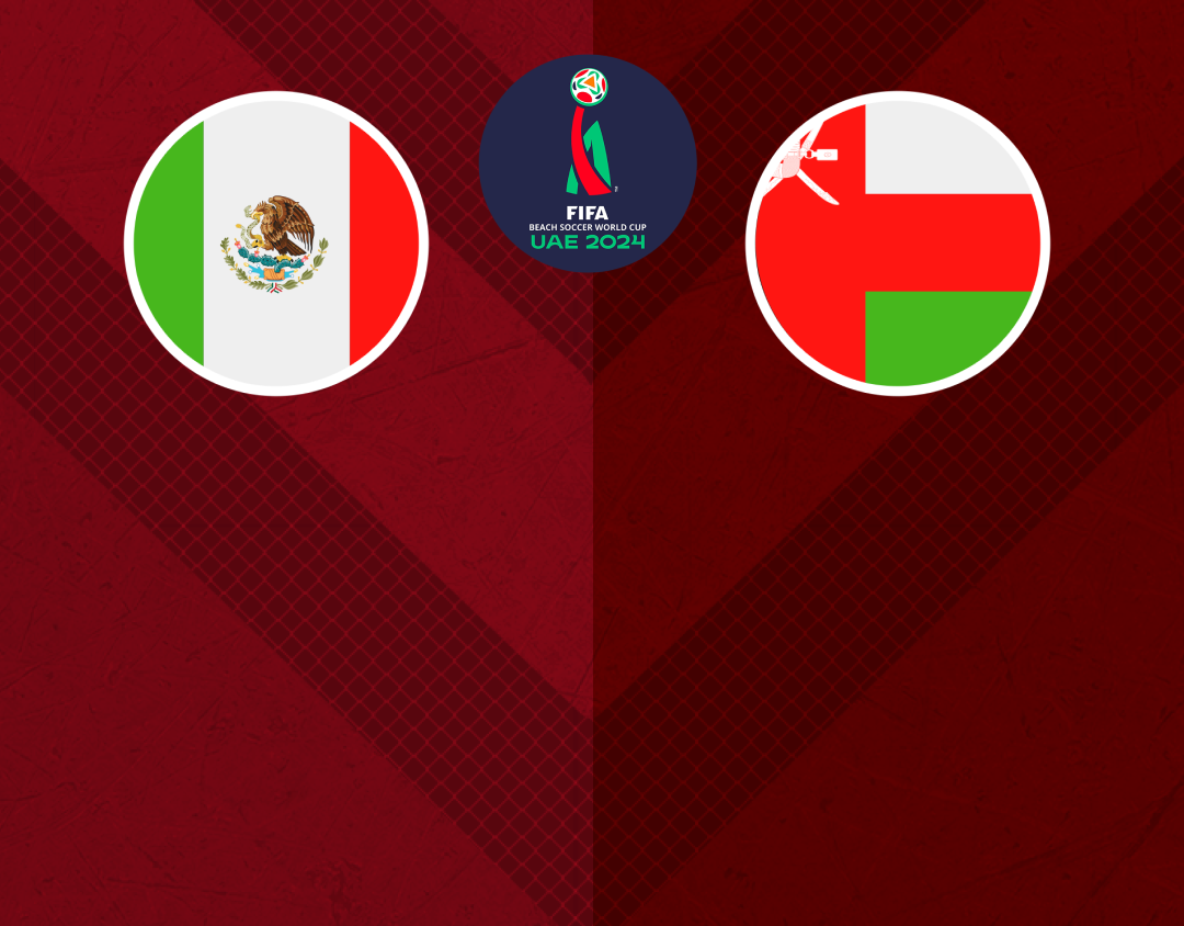 Match #14 of fifa beach soccer world cup, 2024 banner