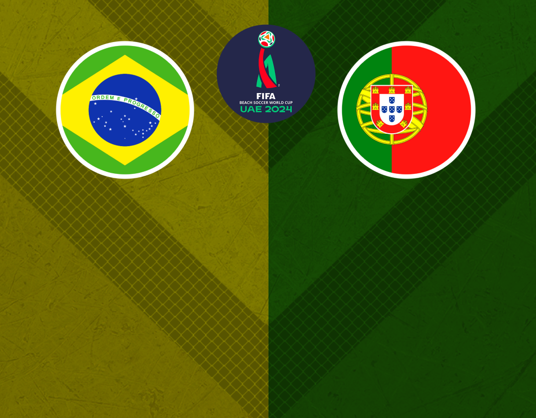 Match #16 of fifa beach soccer world cup, 2024 banner