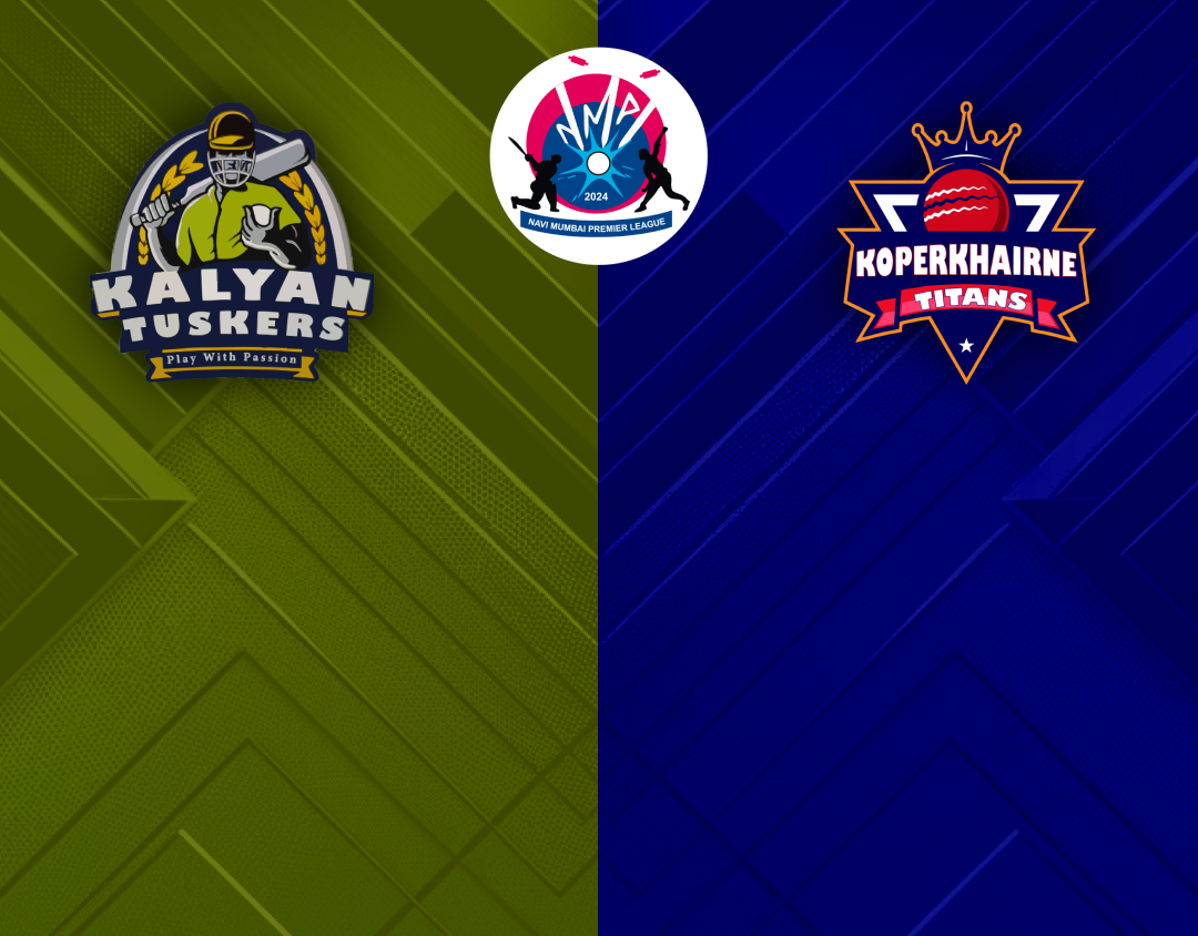 Match 25 of navi mumbai premier league: kalyan tuskers vs koparkhairne titans banner