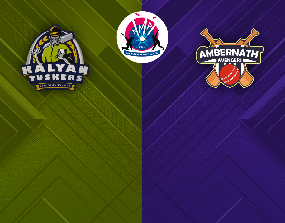 Match 3 of navi mumbai premier league: kalyan tuskers vs ambernath avengers banner