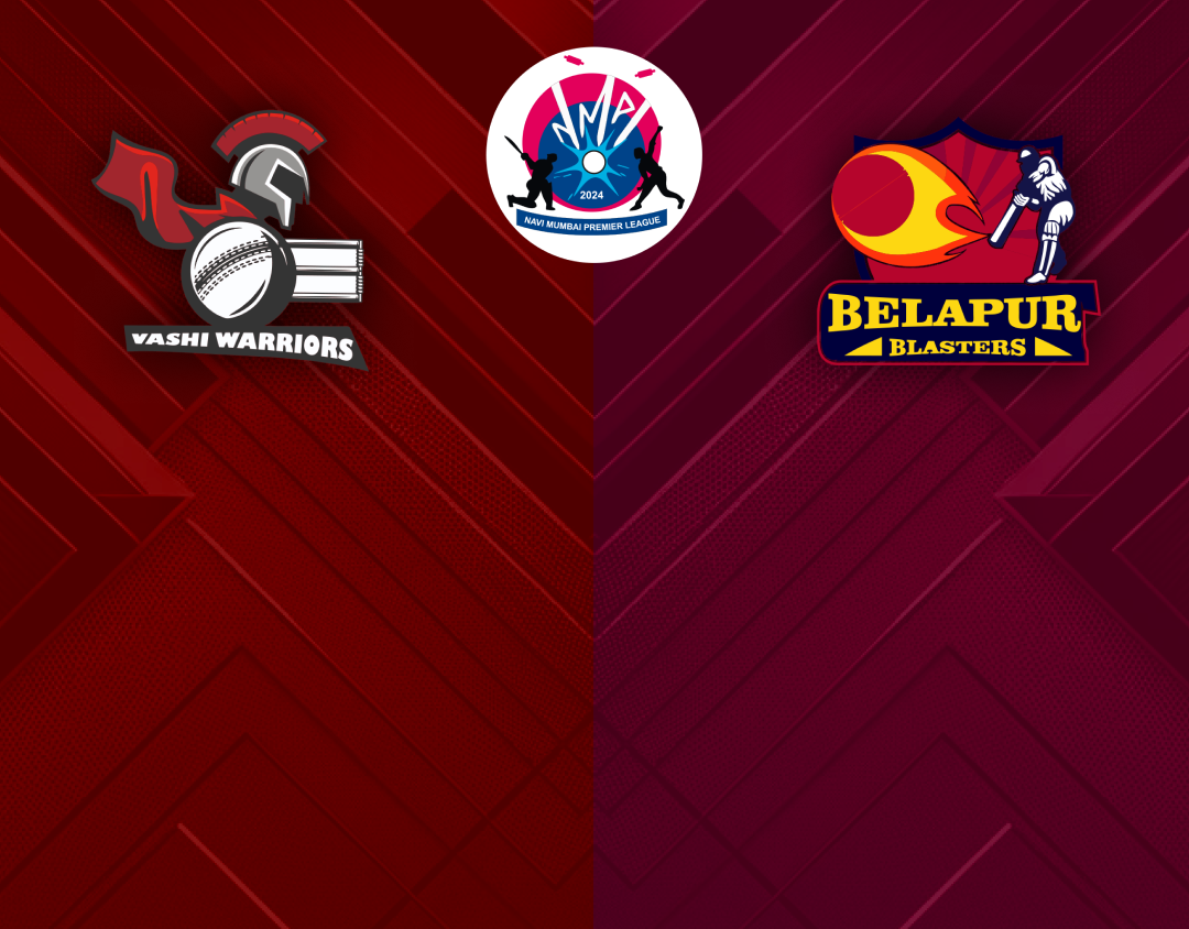 Match 4 of navi mumbai premier league: vashi warriors vs belapur blasters banner