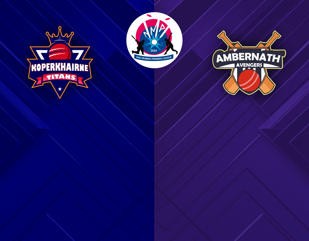 Match #5 of navi mumbai premier league: ambernath avengers vs koparkhairne titans banner