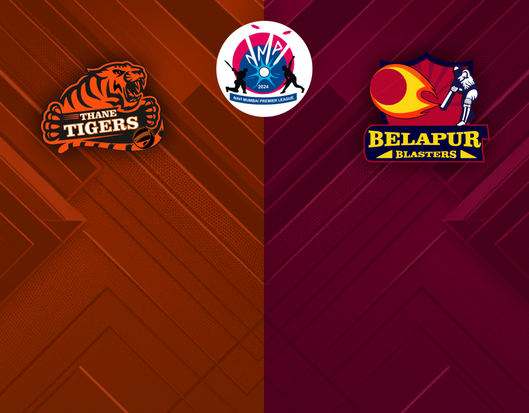 Match 7 of navi mumbai premier league: belapur blasters vs thane tigers banner