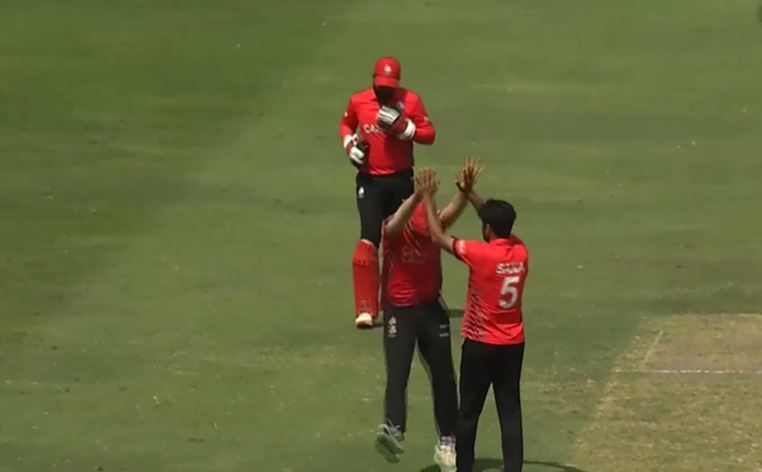 United Arab Emirates vs Canada: Kaleem Sana's 4 for 42