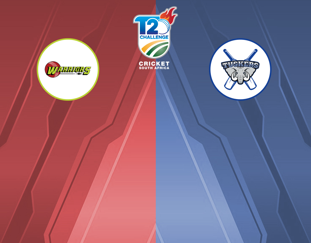 Match 1 of csa t20 challenge, 2024: warriors vs aet tuskers banner