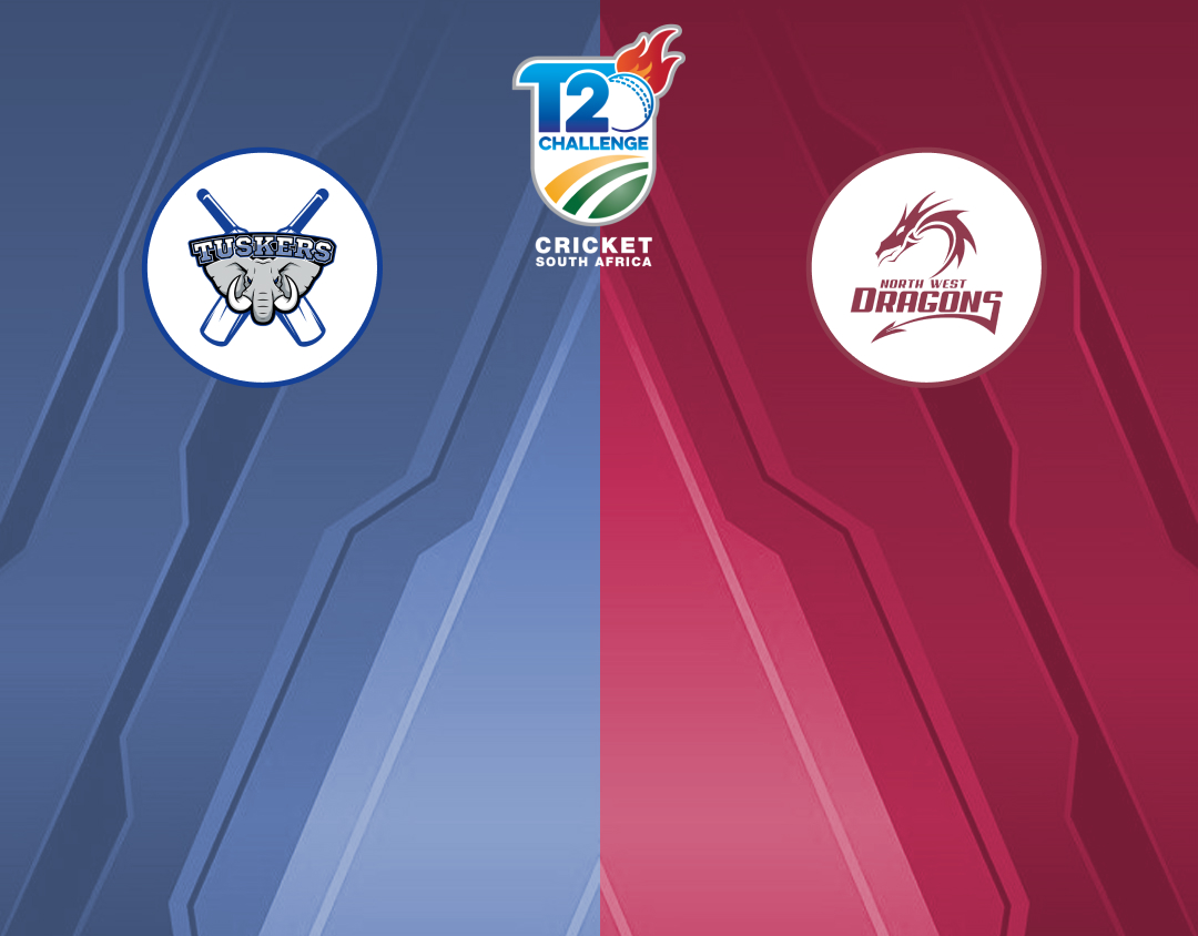 Match 12 of csa t20 challenge, 2024: aet tuskers vs north west dragons banner