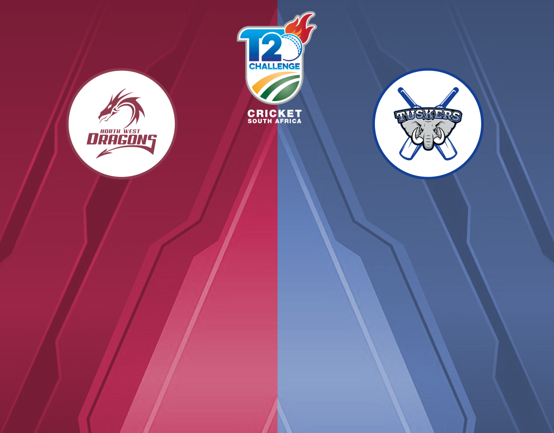 Match 31 of csa t20 challenge, 2024: north west dragons vs aet tuskers banner