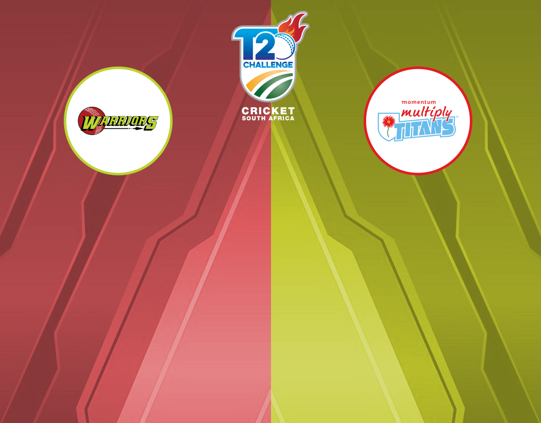 Match 34 of csa t20 challenge, 2024: warriors vs titans banner