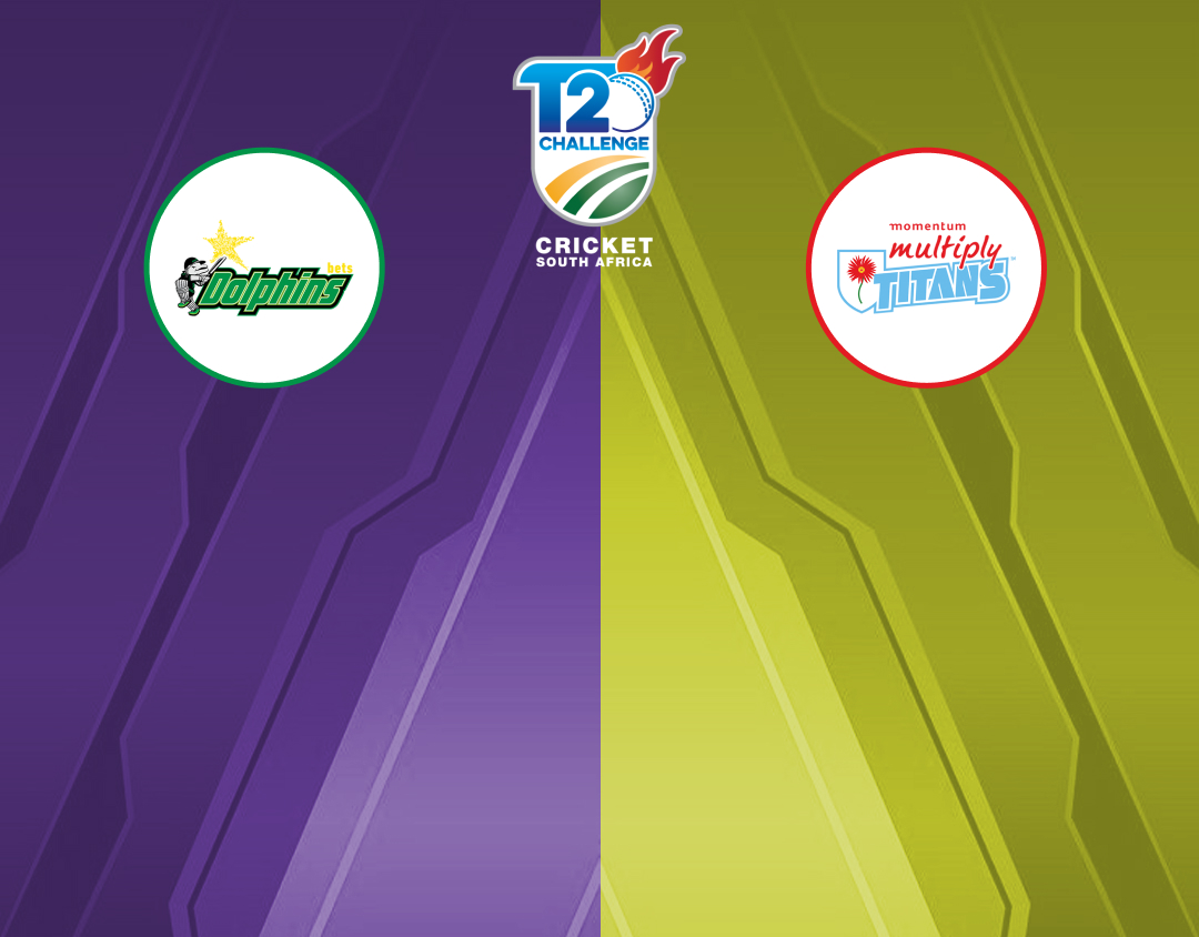 Match 39 of csa t20 challenge, 2024: dolphins vs titans banner