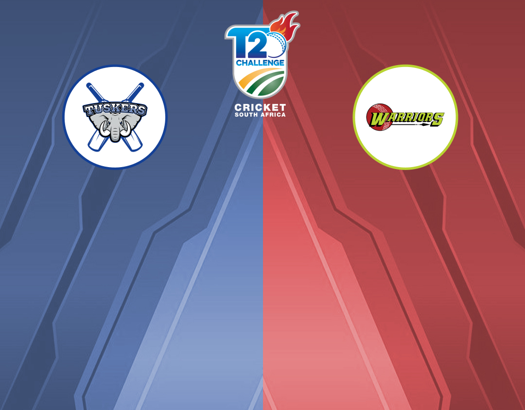 Match 40 of csa t20 challenge, 2024: aet tuskers vs warriors banner