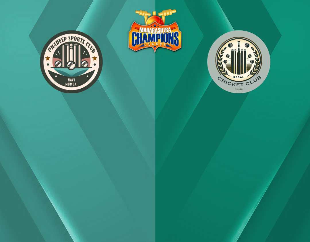 Match 12 of maharashtra champions league t20, 2024: pradeep sports club vs regal cricket club banner