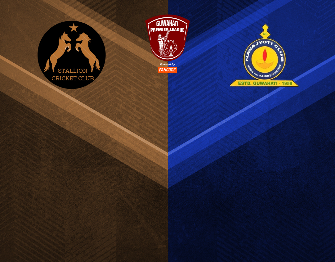 Match 5 of guwahati premier league, 2024: stallion cricket club vs nabajyoti club banner