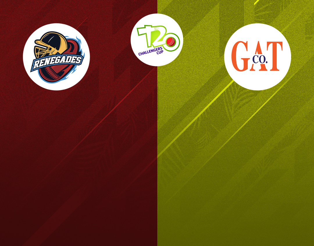 2nd quarter final of kcc t20 challengers cup, 2024: renegades cc vs gat banner