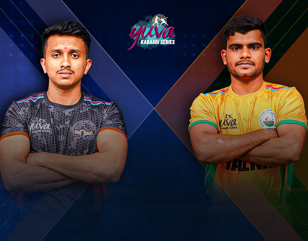 Match #23 of kmp yuva kabaddi inter district youth league, 2024 banner