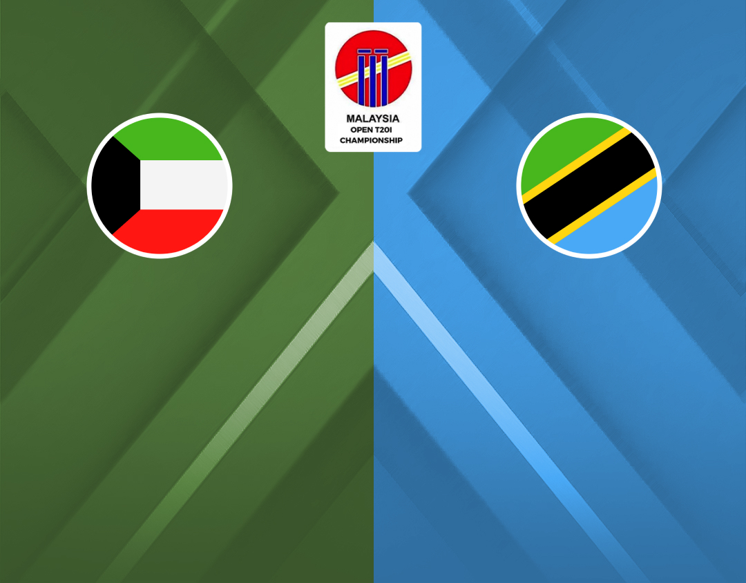 Match 3 of malaysia open t20i championship, 2024: kuwait vs tanzania banner