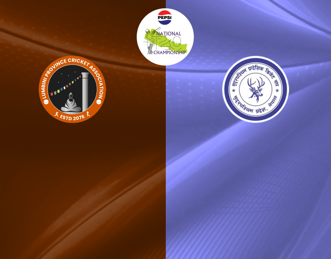 Match 3 of national t20 championship, 2024: lumbini province vs sudur pashchim province banner