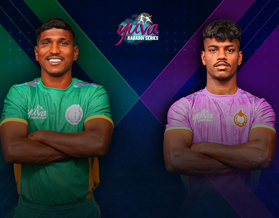 Match #100 of kmp yuva kabaddi inter district youth league, 2024 banner