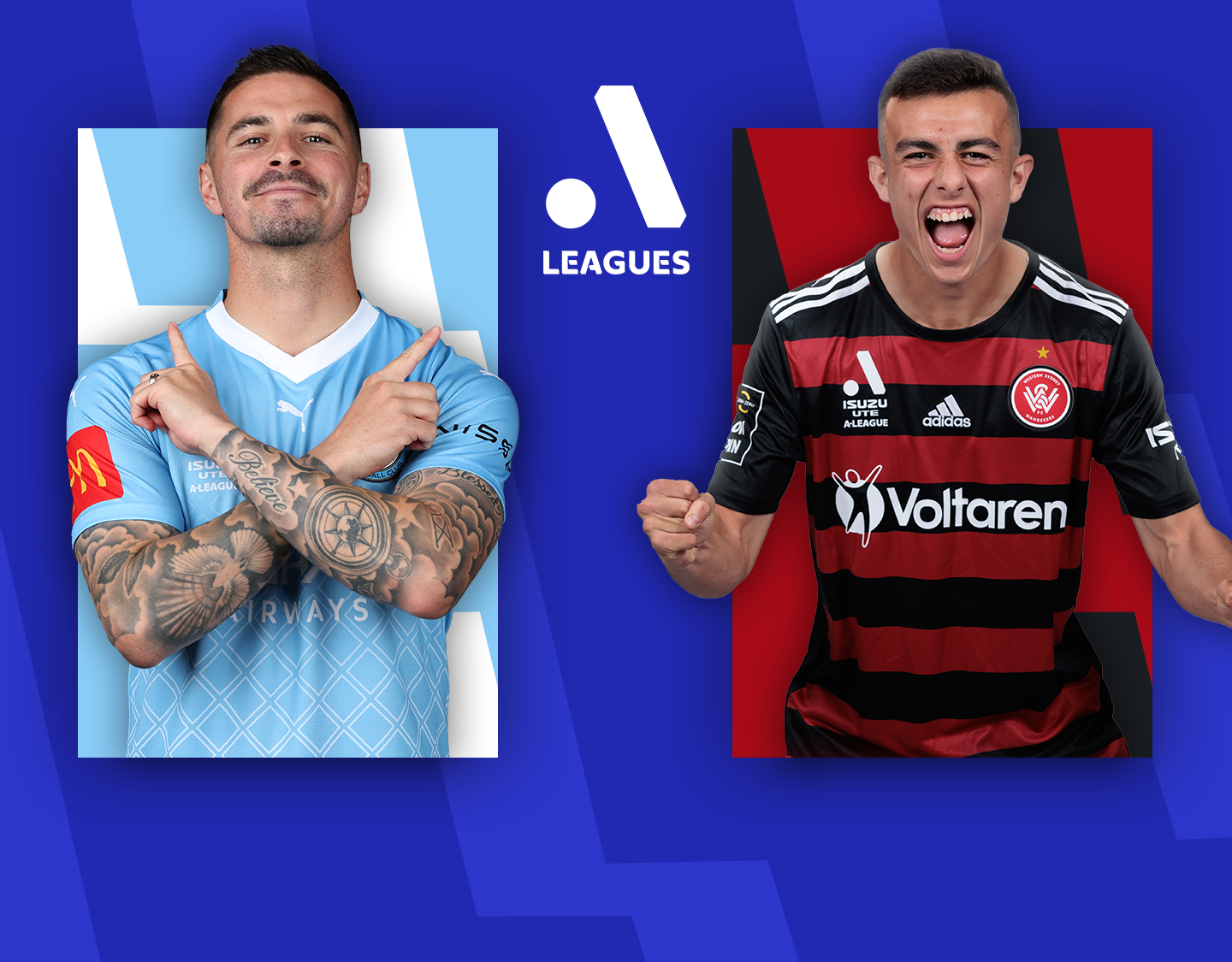 Match #75 of a league men 2023-24 banner