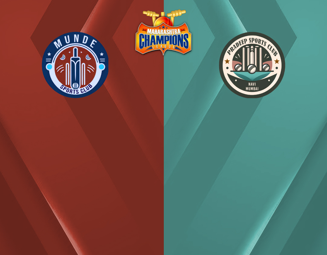 1st semi-final of maharashtra champions league t20, 2024: munde sports club vs pradeep sports club banner