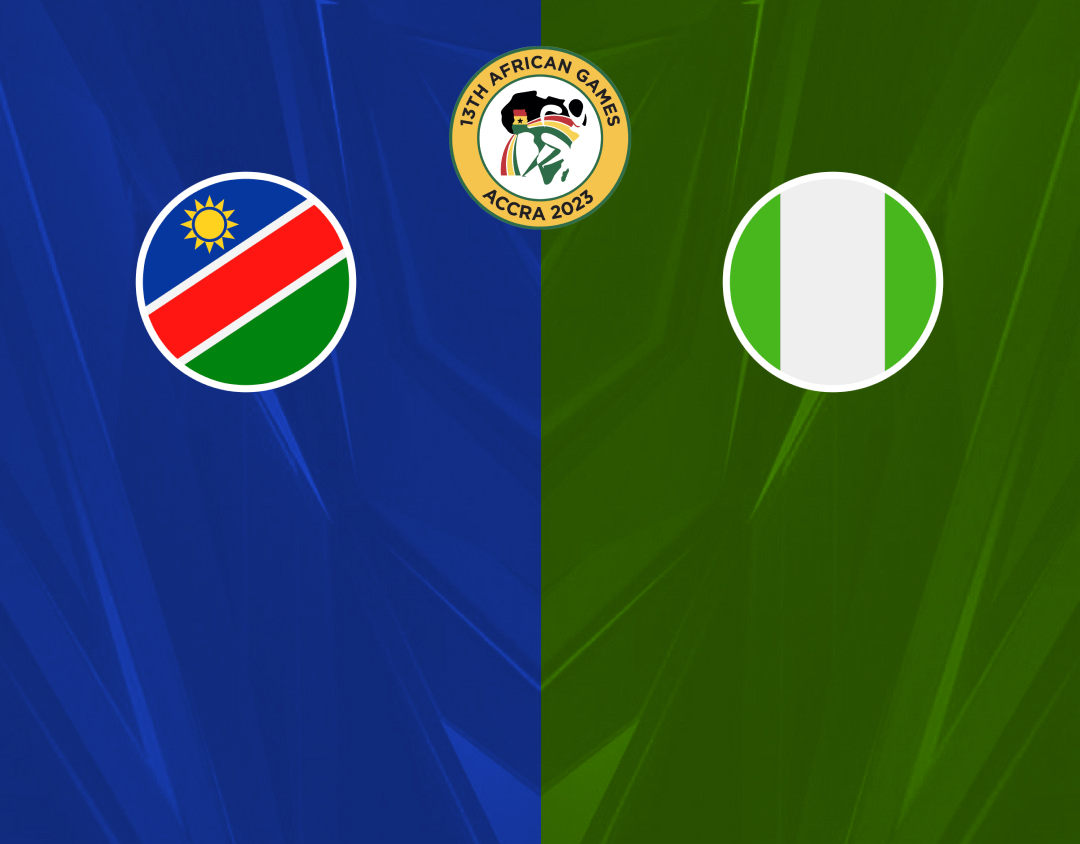 Match 6 of african games ghana 2024 women: namibia women vs nigeria women banner