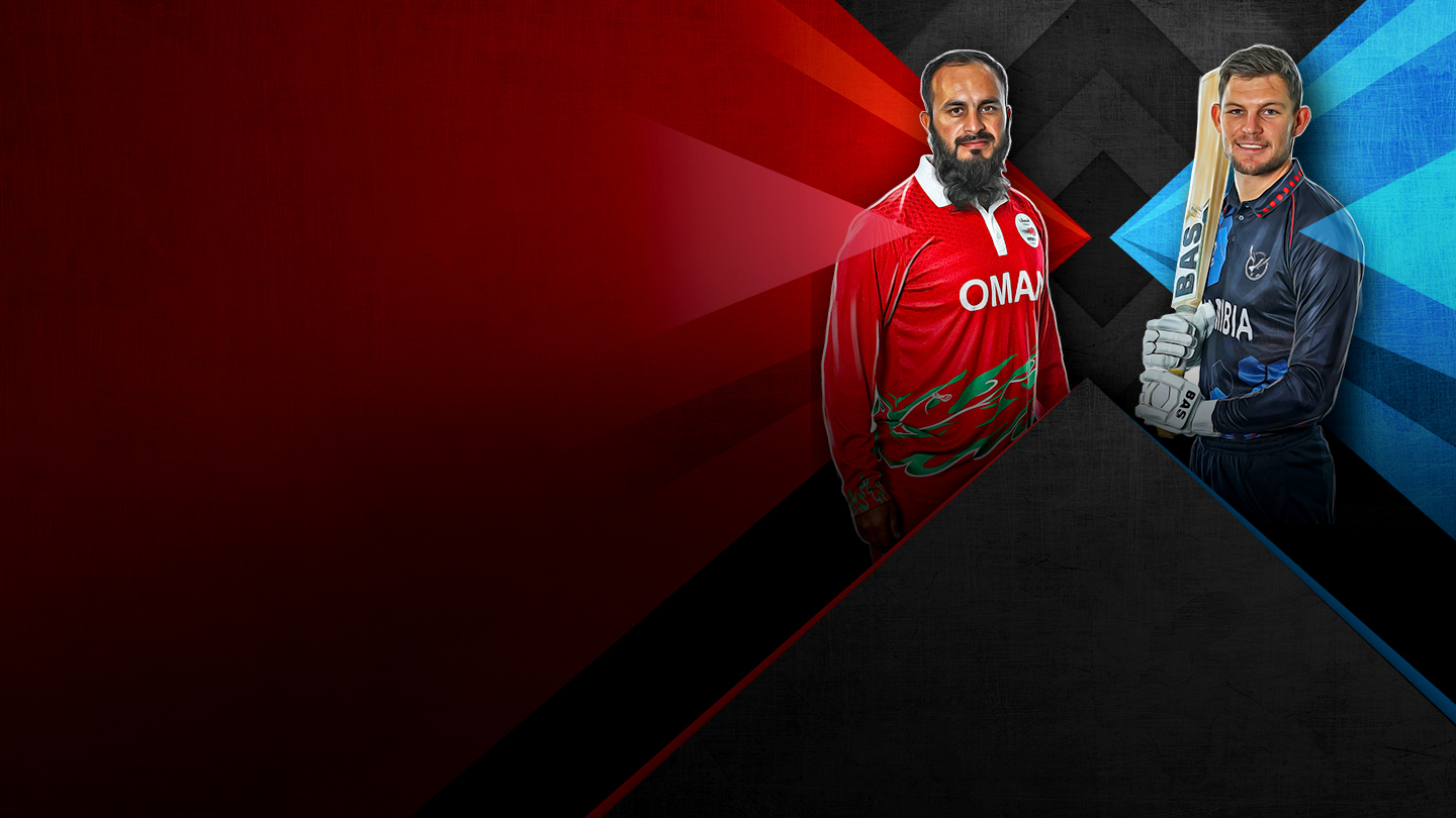 Namibia tour of oman, 2024 cricket banner