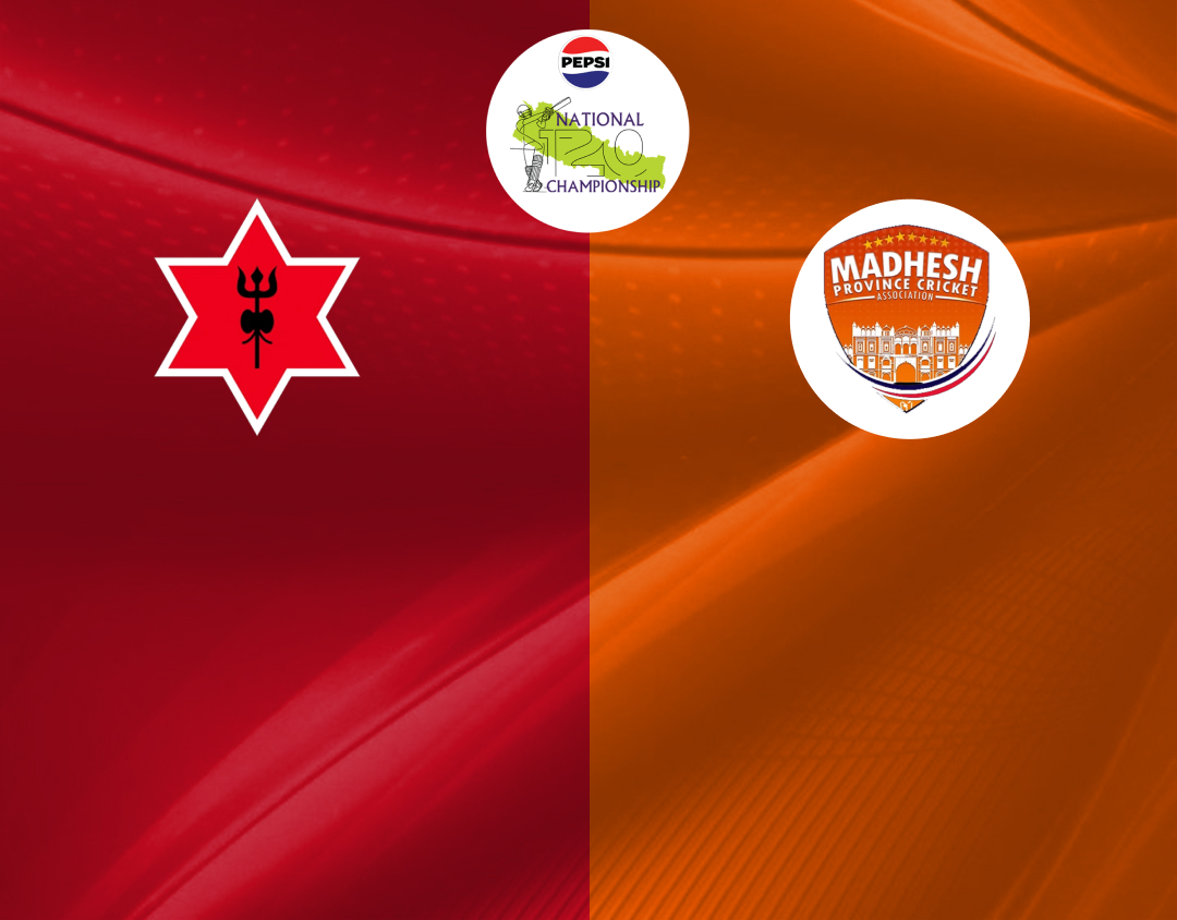 Match 12 of national t20 championship, 2024: tribhuwan army club vs madhesh province banner