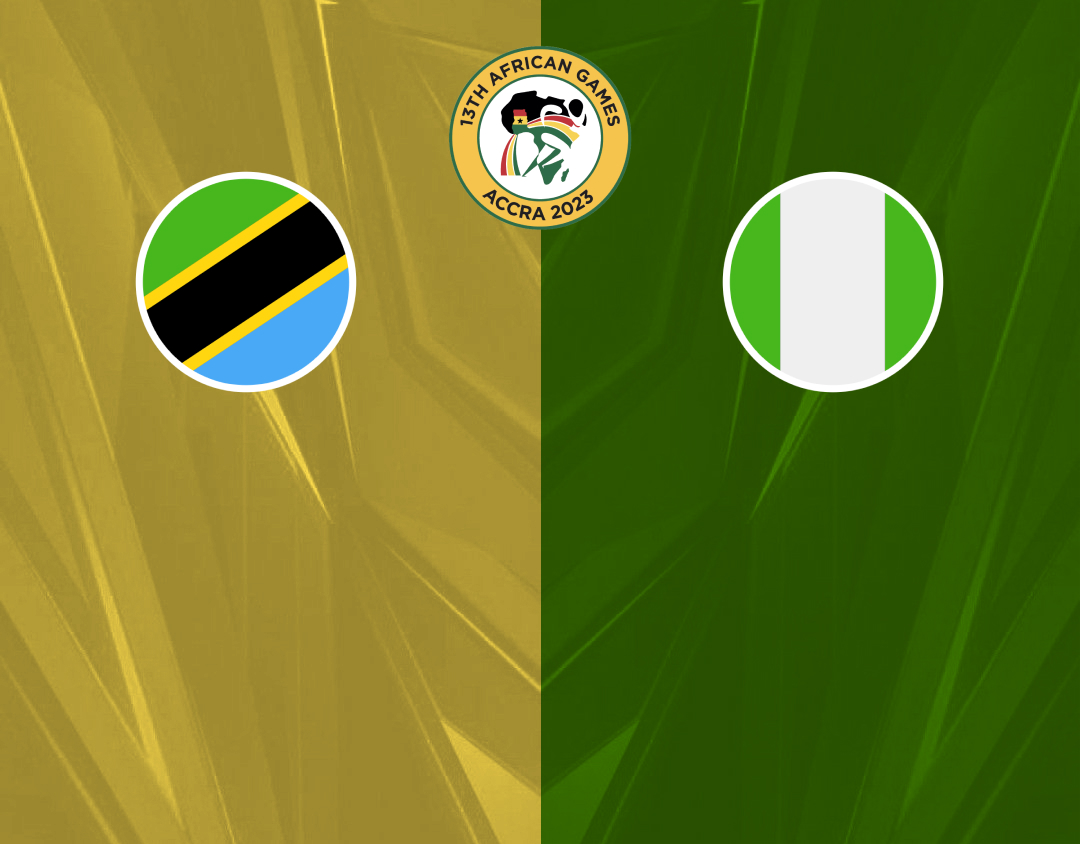 Match 2 of african games ghana 2024 women: tanzania women vs nigeria women banner