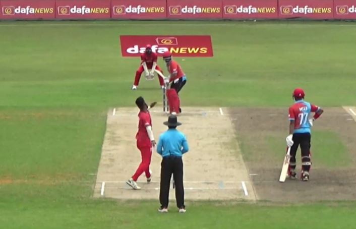 Kuwait vs Bahrain: Sathaiya Veerapathiran's 3 for 20