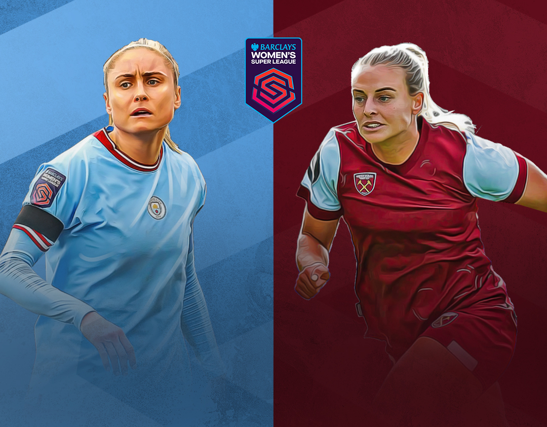 Match #49 of barclays fa women's super league 2023-24 banner