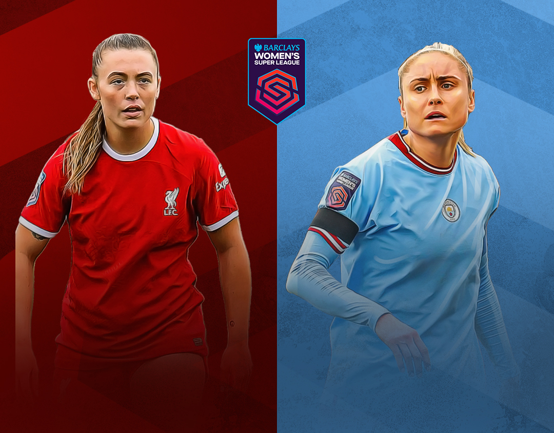 Match #46 of barclays fa women's super league 2023-24 banner