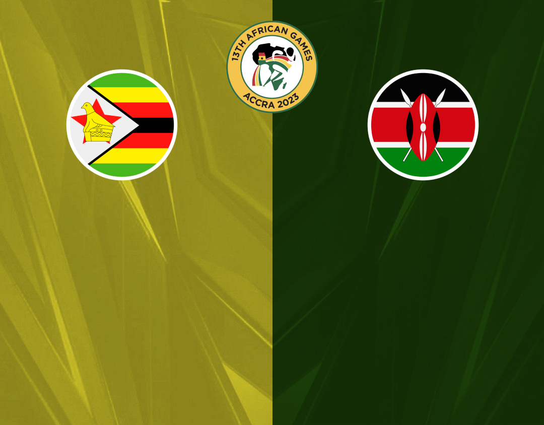 2nd semi-final of african games ghana 2024 men: zimbabwe vs kenya banner