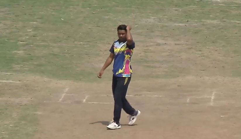 New Star Club vs 91 Yards Club : Arun Sonar's 3 off 12