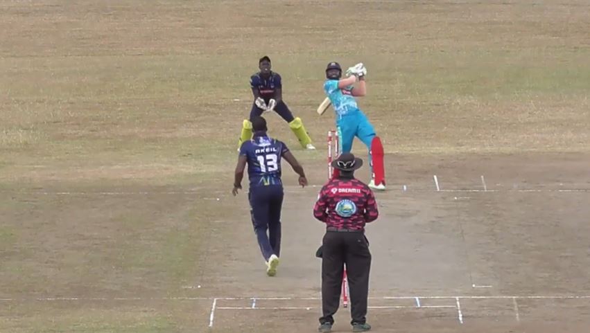 Mt Irvine Surfers vs Pigeon Point Skiers: Shatrughn Rambaran's 70* off 30