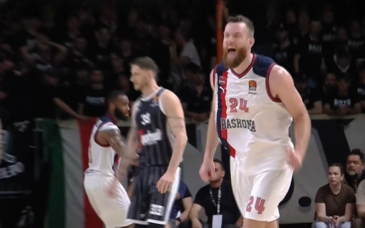 Vitoria Gasteiz Baskonia beat Virtus Bologna 95-91 in a thrilling clash