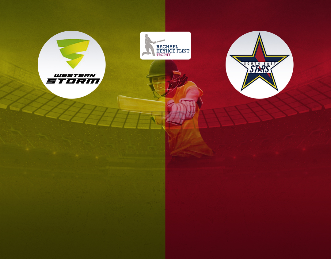 Match 15 of rachael heyhoe flint trophy, 2024: western storm vs south east stars banner